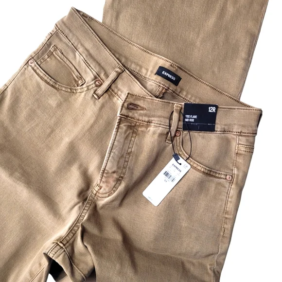 Classic Tan Women Jeans - Picture 3 of 4